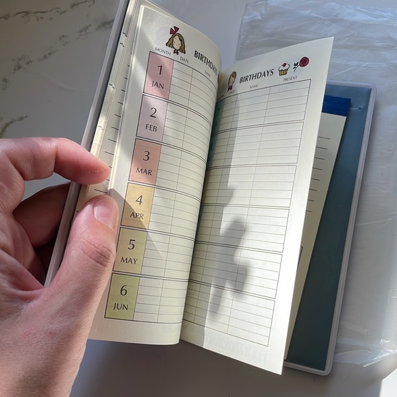 Sanrio 1995 The Vaudeville Duo - agenda and more book. Unused! - Picture 6 of 10